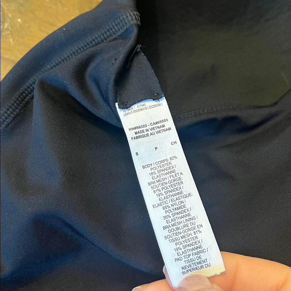Nike Black long line workout top small - Picture 4 of 4